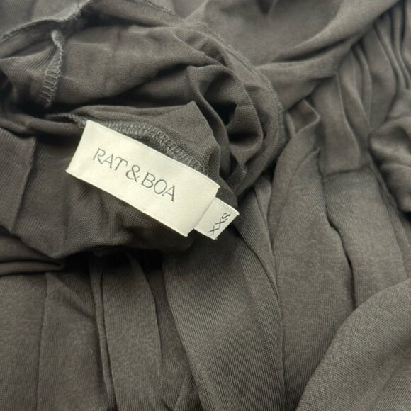 🆕 RAT & BOA 🧿 NWOT Lui Sheer Mesh Long Sleeve Mini Dress, Black - Sz XXS - Picture 12 of 14